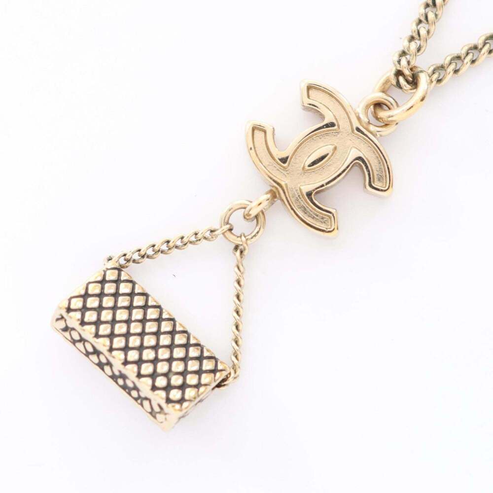 CHANEL Authentic Black Logo Necklace - Picture 2 of 5